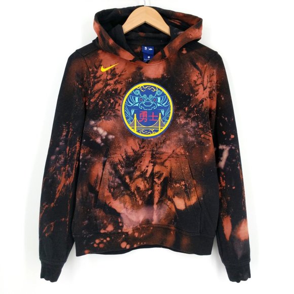 Nike Other - Nike Golden State Warriors Custom Dyed Hoodie S